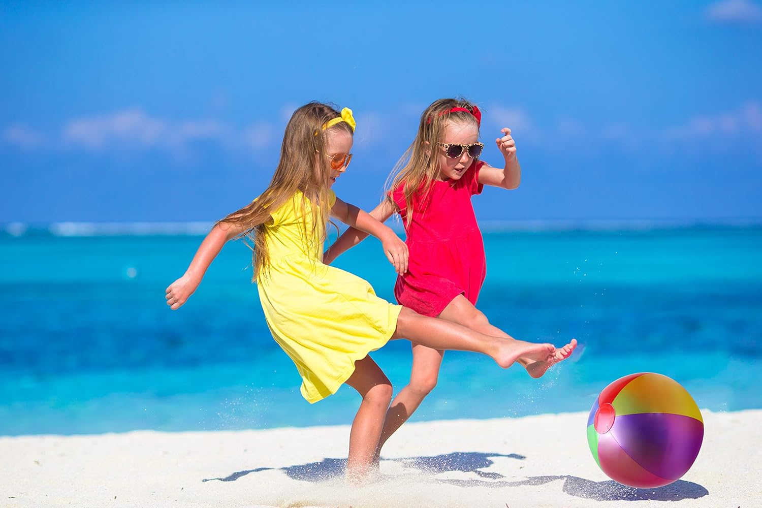 Metallic Inflatable Beach Balls 16 Inch - Beach Balls for Kids - Party Favors, Decorations, Pool Toys, Beach Toys - Metallic Color Beach Balls Bulk Pack of 12: Sports & Outdoors