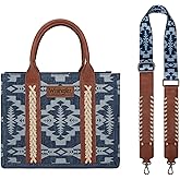 Montana West Wrangler Aztec Tote Bag for Women Western Top Handle Handbags and Purses