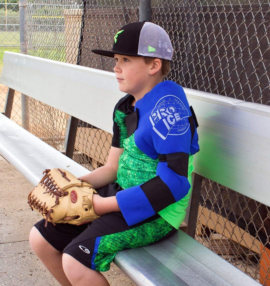 Pro Ice Youth Shoulder Elbow Ice Therapy Wrap PI220 - Ice Packs Included: Sports & Outdoors