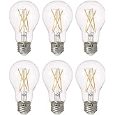 Sylvania Led Truwave Natural Series A19 Light Bulb, 75W Equivalent, Efficient 11W, 1100 Lumens, Dimmable, Clear, 2700K, Soft 