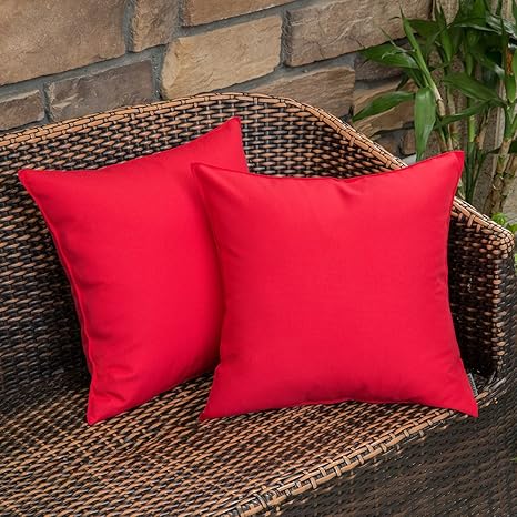 MIULEE Pack of 2 Decorative Outdoor 