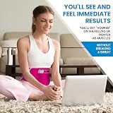 ABFLEX Ab Toning Belt Ab Stimulator Pink 99 Levels 10 Workouts Remote view 5