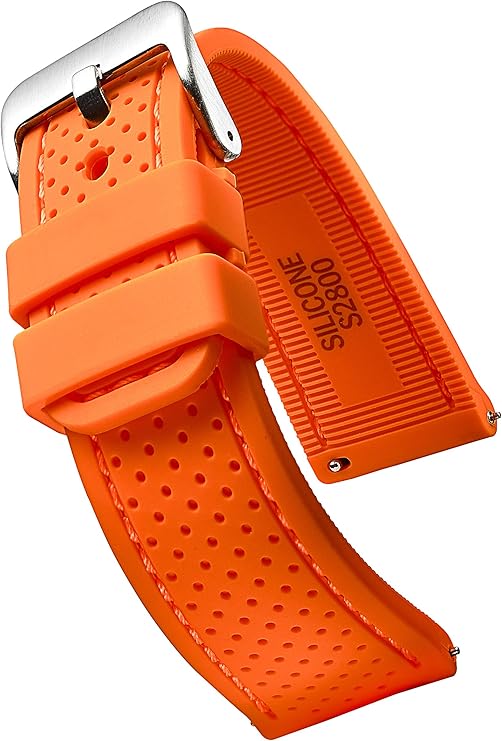 Premium Quality Sporty Silicone Waterproof Watch Band with Quick