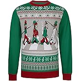 The Ugly Sweater Co. Ugly Christmas Sweater for Holiday Fun Tacky Unisex Design, Perfect Snug Fit Breathable Crewneck