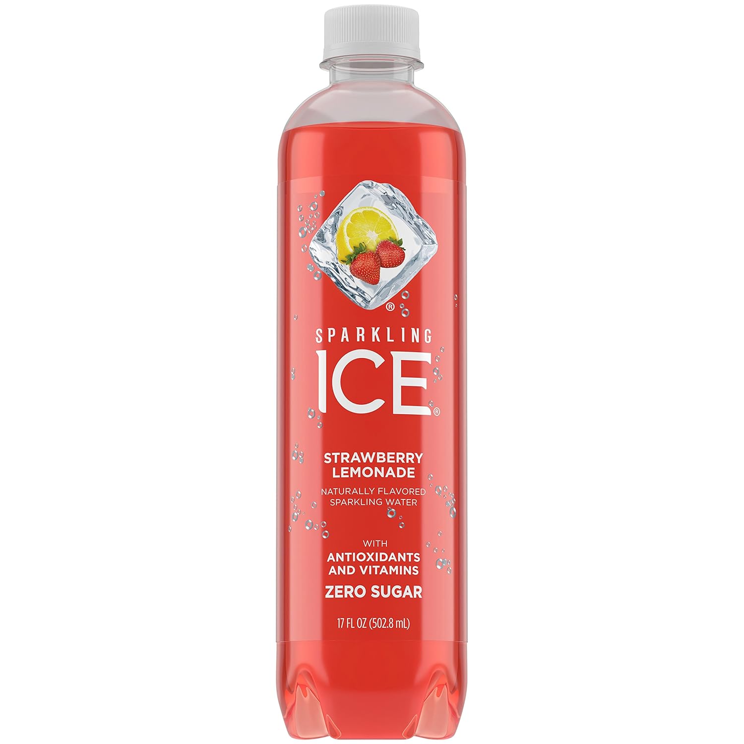 Sparkling Ice Strawberry Lemonade Sparkling Water With Antioxidants And Vitamins Zero Sugar 17 Fl Oz Bottles Pack Of 12 Amazon Com Grocery Gourmet Food