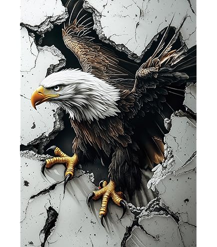 1000-Piece Impossible Bird Puzzle – 3D Eagle Art, Challenging Jigsaw For Adults, 27.5x19.7 Inches