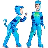 IKALI Dinosaur Costume Kids Triceratops Dino Outfit, Boys Girls Toddlers Baby Halloween Party Dress Up