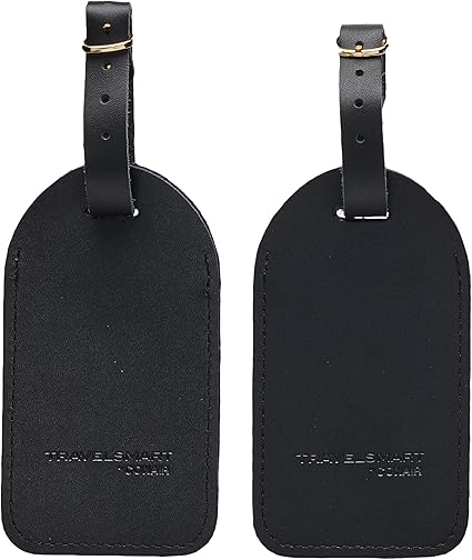 leather luggage tags amazon