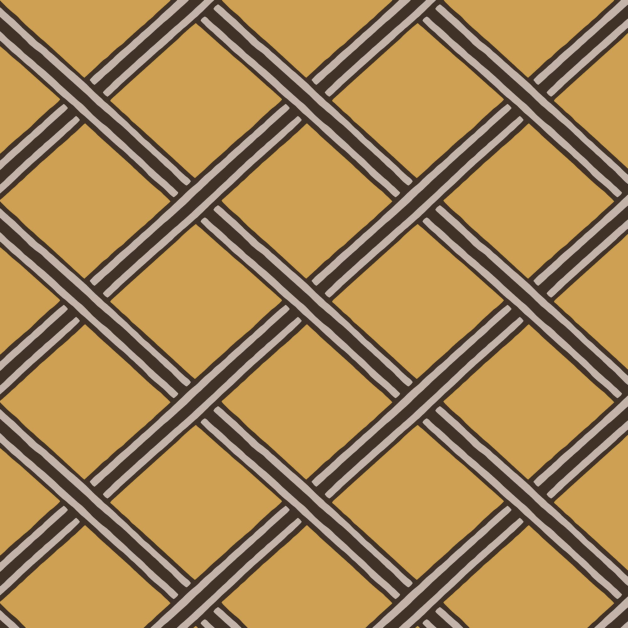 Galerie BO23030 Luxe Braid Wallpaper, Mustard, 10.05m x 53cm