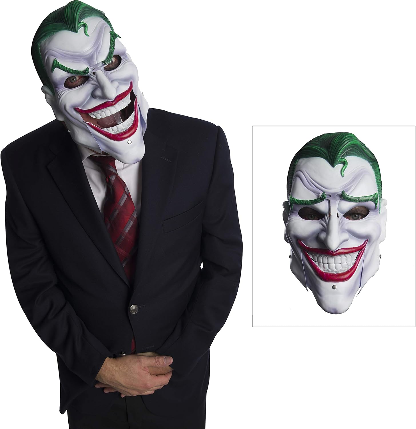 DC Comics Super Villains Unhinged Joker Mask Adult