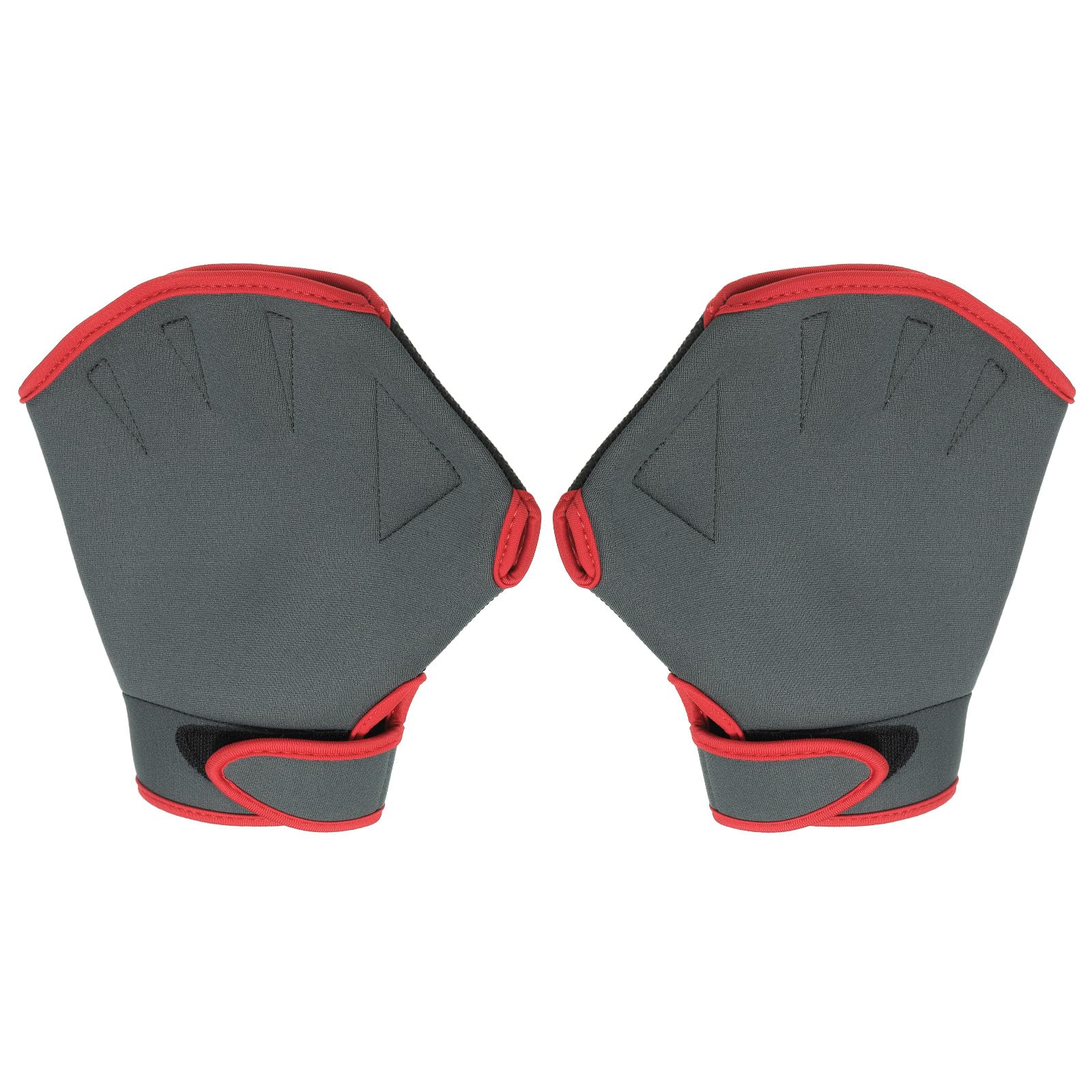 PATIKIL Webbed Swim Gloves, Unisex Swimming Resistance Gloves Water Resistance Training Accessories for Swimming and Diving, S, Grey