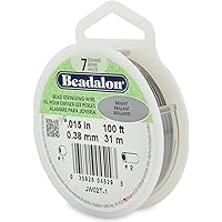 Beadalon Filo Per Perline 19 Capi – Rotolo 31 M, 0,46 Mm, Rivestimento Nylon Per Gioielli Fai Da Te - 4