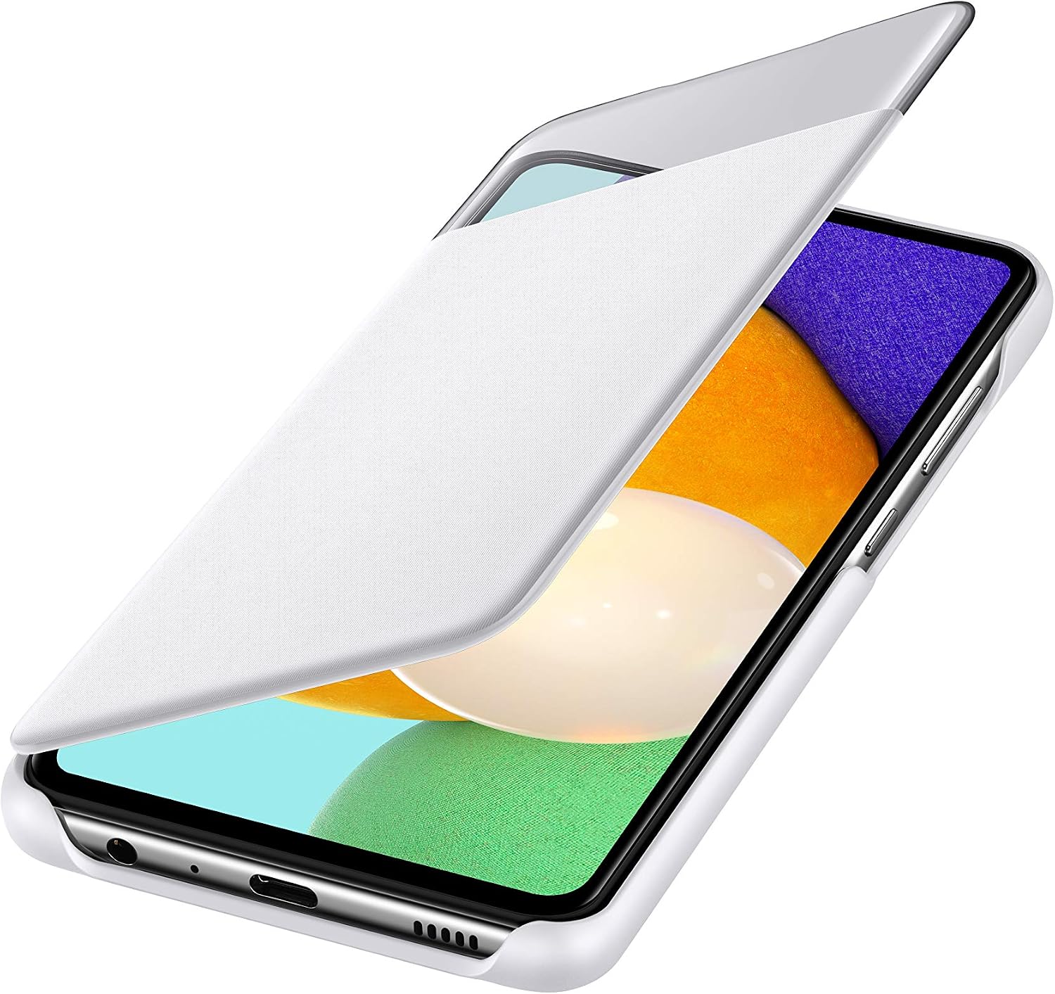 Samsung Galaxy A52 5G S View Wallet Cover - White - Image 5