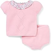 Janie and Jack baby-girls Baby Floral Collar Matching Set