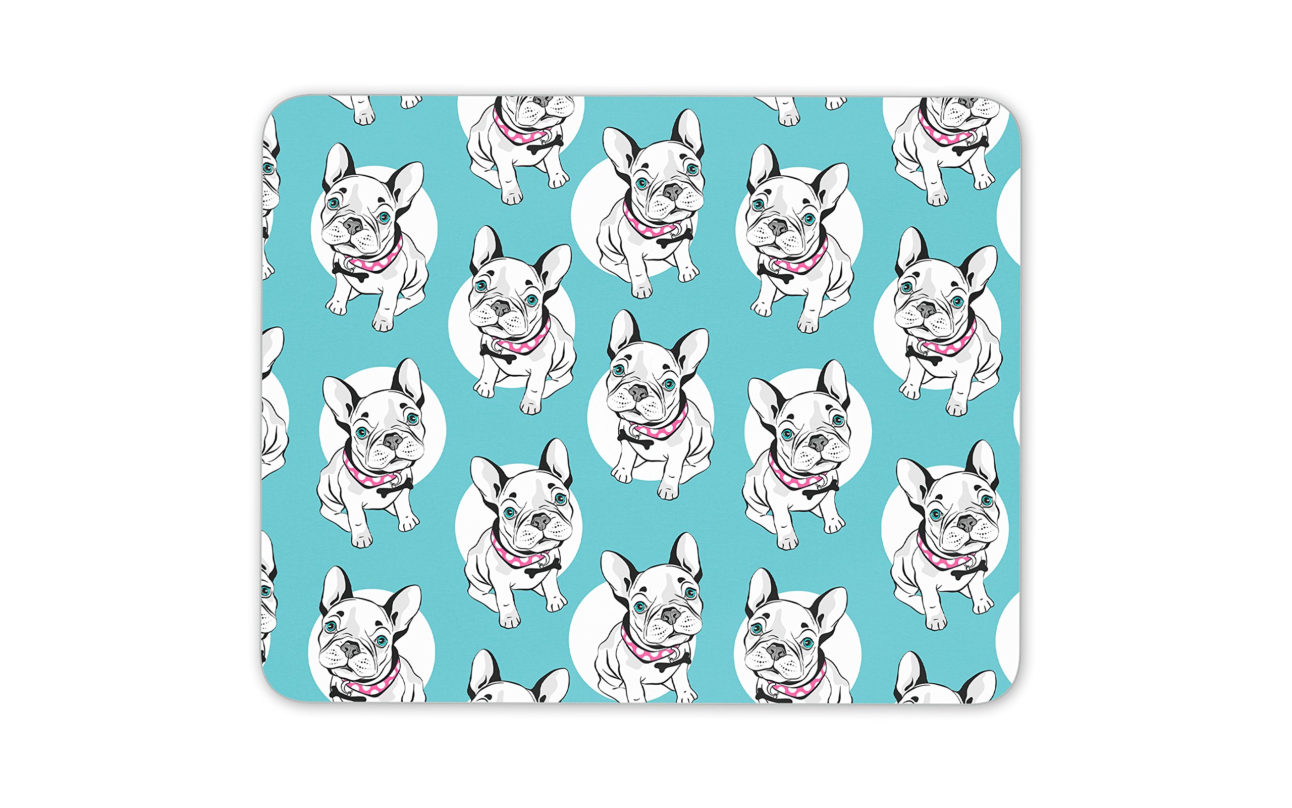 Destination Vinyl Ltd French Bulldog Dog Mouse Mat Pad - Puppy Girls Daughter Mum Computer #13183