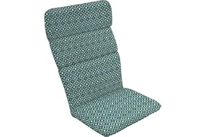 Arden Selections Outdoor Adirondack or Rocking Chair Cushion, 20 x 17, Rain-Proof, Fade Resistant 17 x 20, Alana Tile