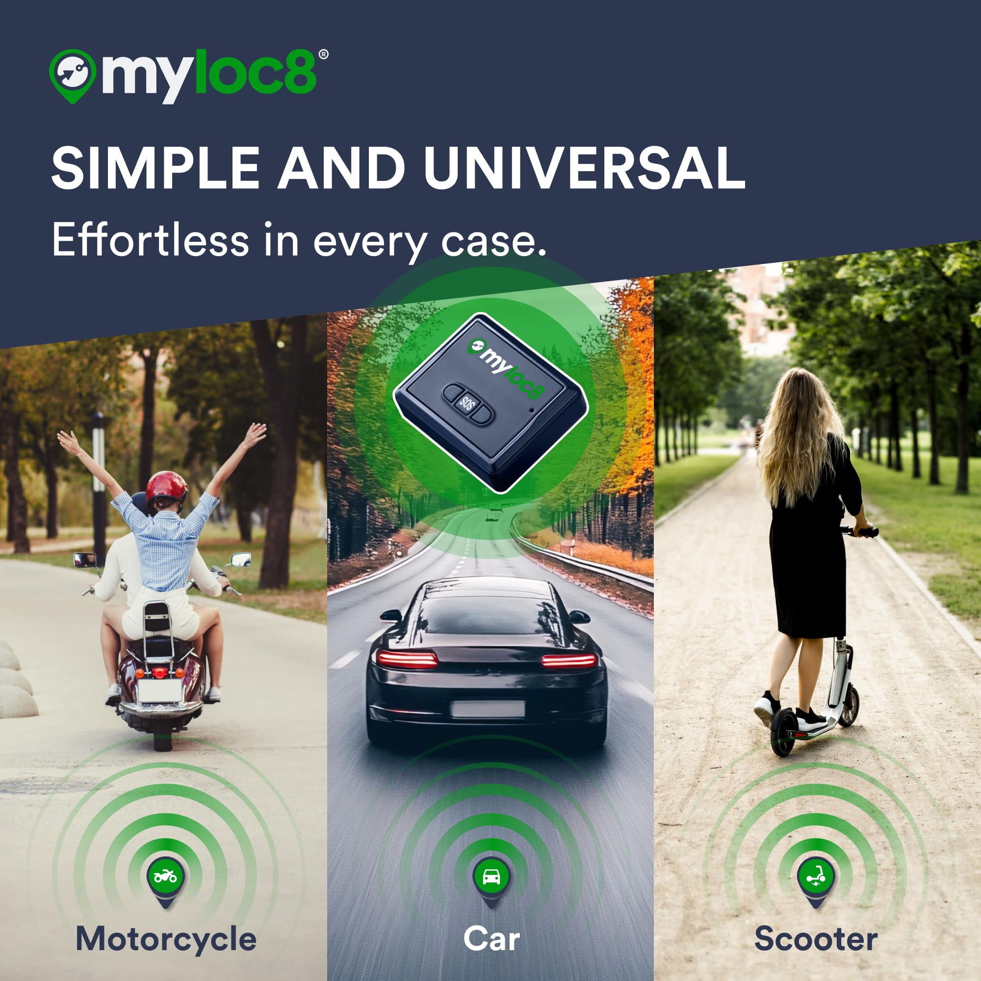 GPS Tracker for Vehicles with Magnet – 4G LTE Real-Time Location Device with App, Long Life Battery – Anti-Theft GPS Tracker for Car, Motorcycle, Scooter, Bike (Subscription Required, 1-Mo Free)
