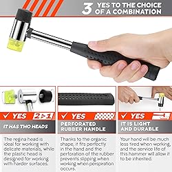 Small Rubber Mallet Hammer Tool - 25mm Hammer