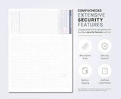 Compuchecks - 2000 High Security Blank Check Stock
