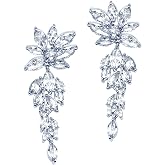 Dangle Sparkling Chandelier Tassel Earrings Drop Statement Long Dangly...