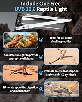 LUCKY HERP T5 Reptile Light Fixture Kit 8W UVA UVB 10.0 90-250V view 7