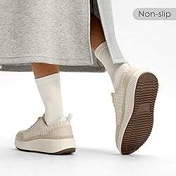 AIRHAS Women Espadrille Platform Sneakers Chunky