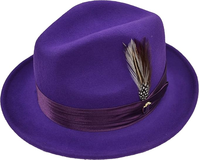mens purple hat