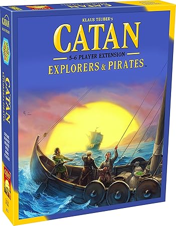 Mayfair Games Catan Explorers and Pirates 5-6 Player Extension 5th Edition, Multi Color