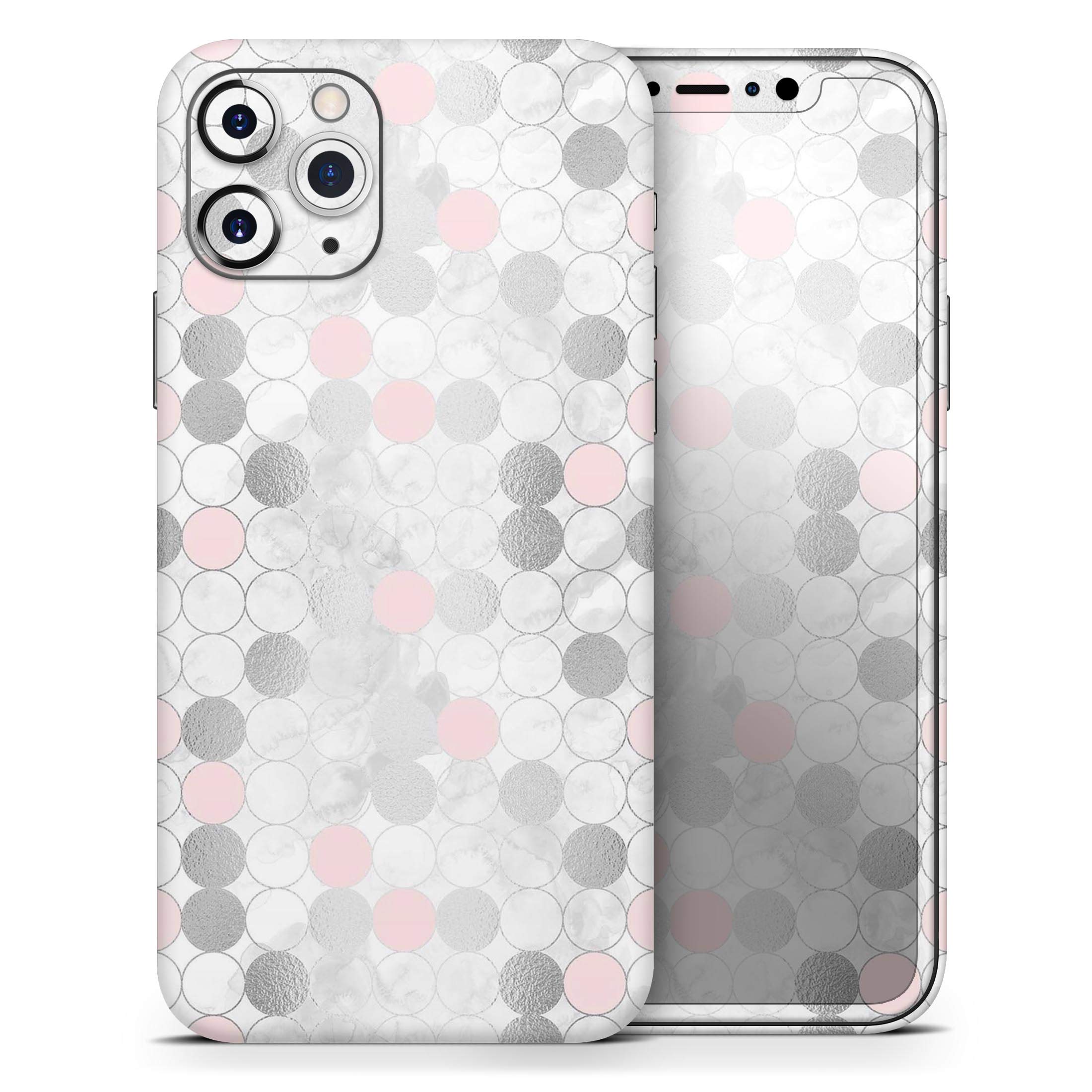 Design Skinz Karamfila Silver & Pink Marble V14