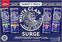 White Claw Seltzer Works, Hard Seltzer Surge Variety, 12pk, 12 Fl Oz Cans