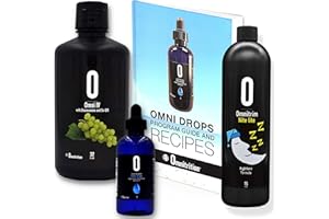 OMNITRITION Omni Drop Program Bundle of 3 Products - the "Get Started Package" Includes Omni Drops Diet Drops with Vitamin B12 - 4 Ounce Bottle with Program Guide, Omni IV with Glucosamine, OmniTrim Nite Lite
