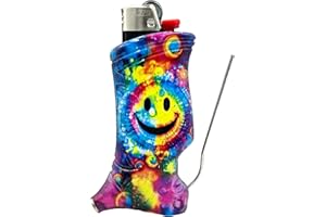 Toker Poker - Bic Lighter Case Multi Tool, Hippy Van Collection - All Inclusive Tool for Camping and Other