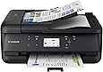 Canon PIXMA TR7620 Wireless Home Ofï¬ce All-in-One Inkjet Printer with ADF, Black (4452C003 