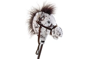 Mary Meyer Hobby Horse Toy Easy Ride 'Um Stick Horses with Galloping and Neighing Sounds, 33-Inches Tall, Appaloosa