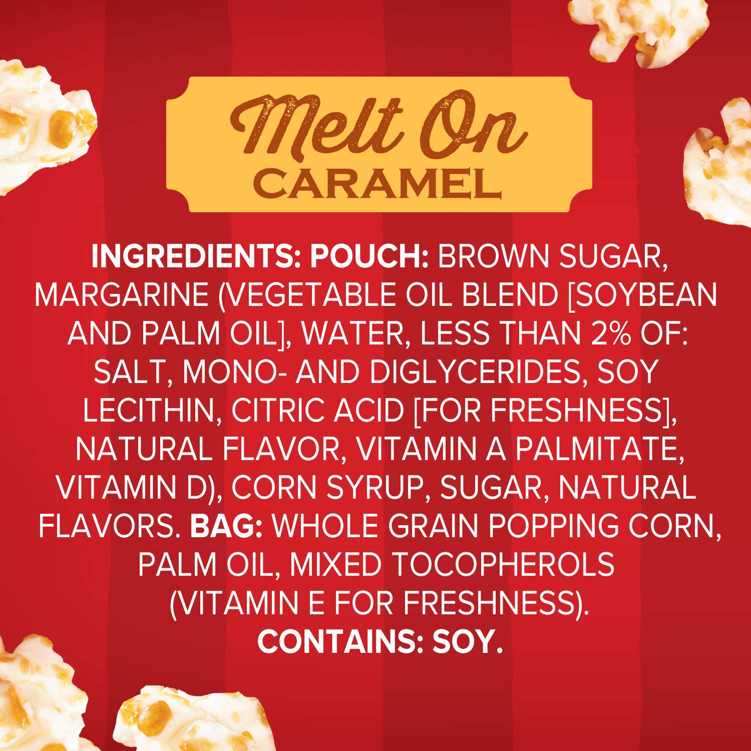 Orville Redenbacher’s Melt On Caramel Microwave Popcorn(2 Bags and