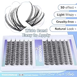 Lash Clusters CC+D Mix Curl Wispy Cluster Eyelash