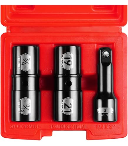 Grey Pneumatic 2192DT 1/2 Drive x 19mm & 21mm Extra-Thin Wall Flip Impact Socket Grey Pneumatic 2192DT 1/2 Drive x 19mm & 21mm Extra-Thin Wall Flip Impact Socket
