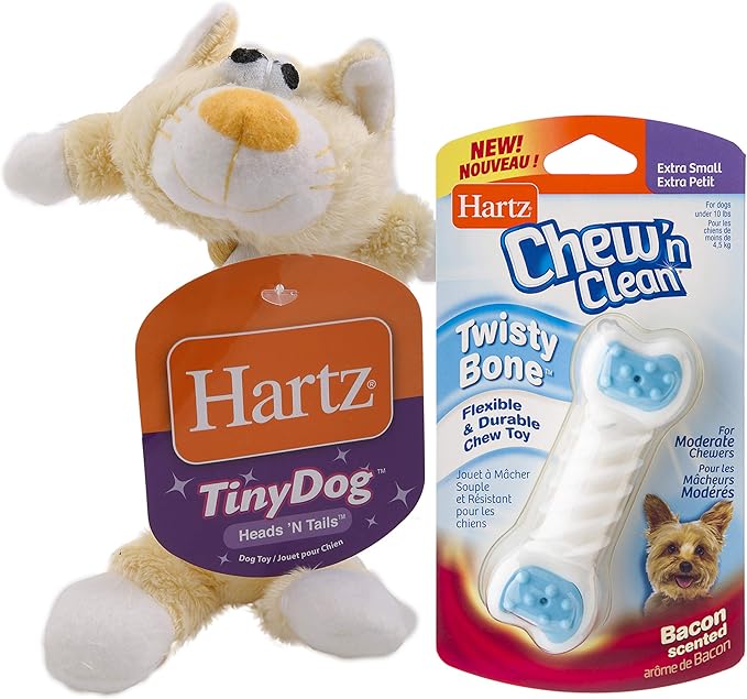 Pet Supplies Hartz Small Dog Toy Bundle with Two Pet Favorites for
