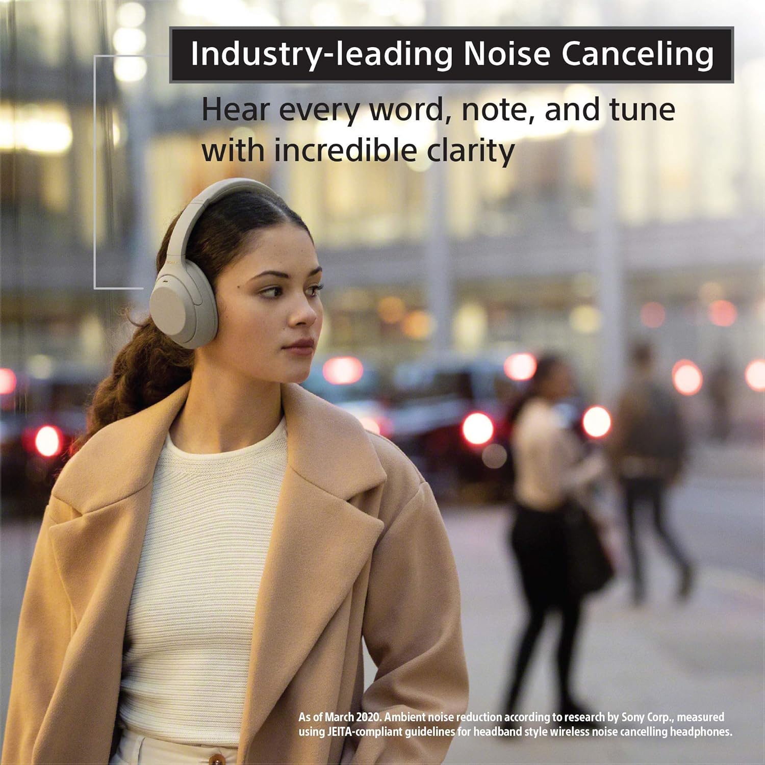 Sony WH-1000XM4 Wireless Industry Leading Noise Canceling Overhead Headphones with Mic for Phone-Call and Alexa Voice Control, Black: Electronics