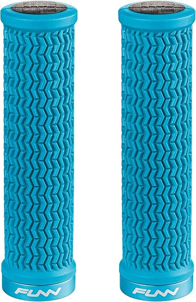 Funn Holeshot Mountain Bike Grips 22 mm Lock On Turq Lightweight Ergonomic