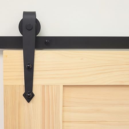 Amazon Com Homacer Sliding Barn Door Hardware Standard Double