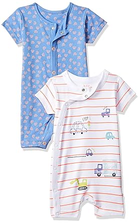 Baby Boys Regular fit Romper Suit (Pack of 2)