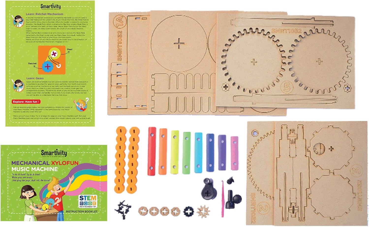 smartivity mechanical xylofun music fun