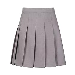 Teen Girls Novelty Pleated Skirt High Waisted Golf