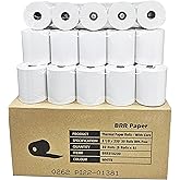 (30 Rolls - 55 GSM) 3 1/8 x 230 Thermal Paper Receipt Rolls fits all Clover POS Cash Register Printers, Star Micronics SCP700