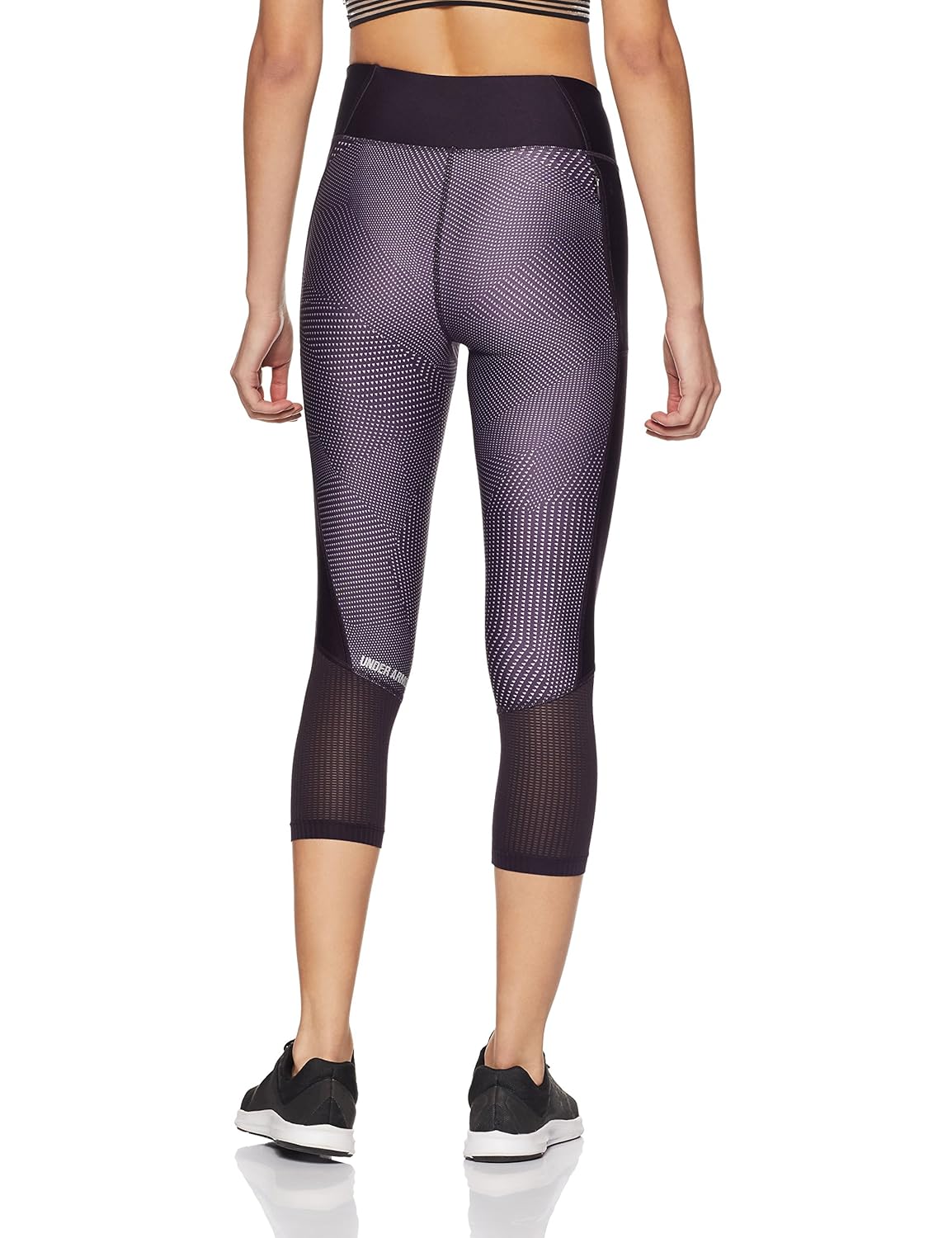 under armour fly by printed capri women's sports leggings
