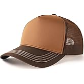 FURTALK Trucker Hat Structured Front Baseball Cap Lightweight Soft Mesh Snapback Hats for Men Women