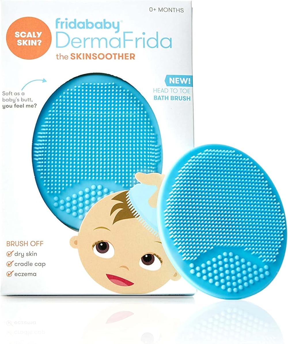 Frida Baby DermaFrida SkinSoother Baby Bath Brush Cradle Cap Brush