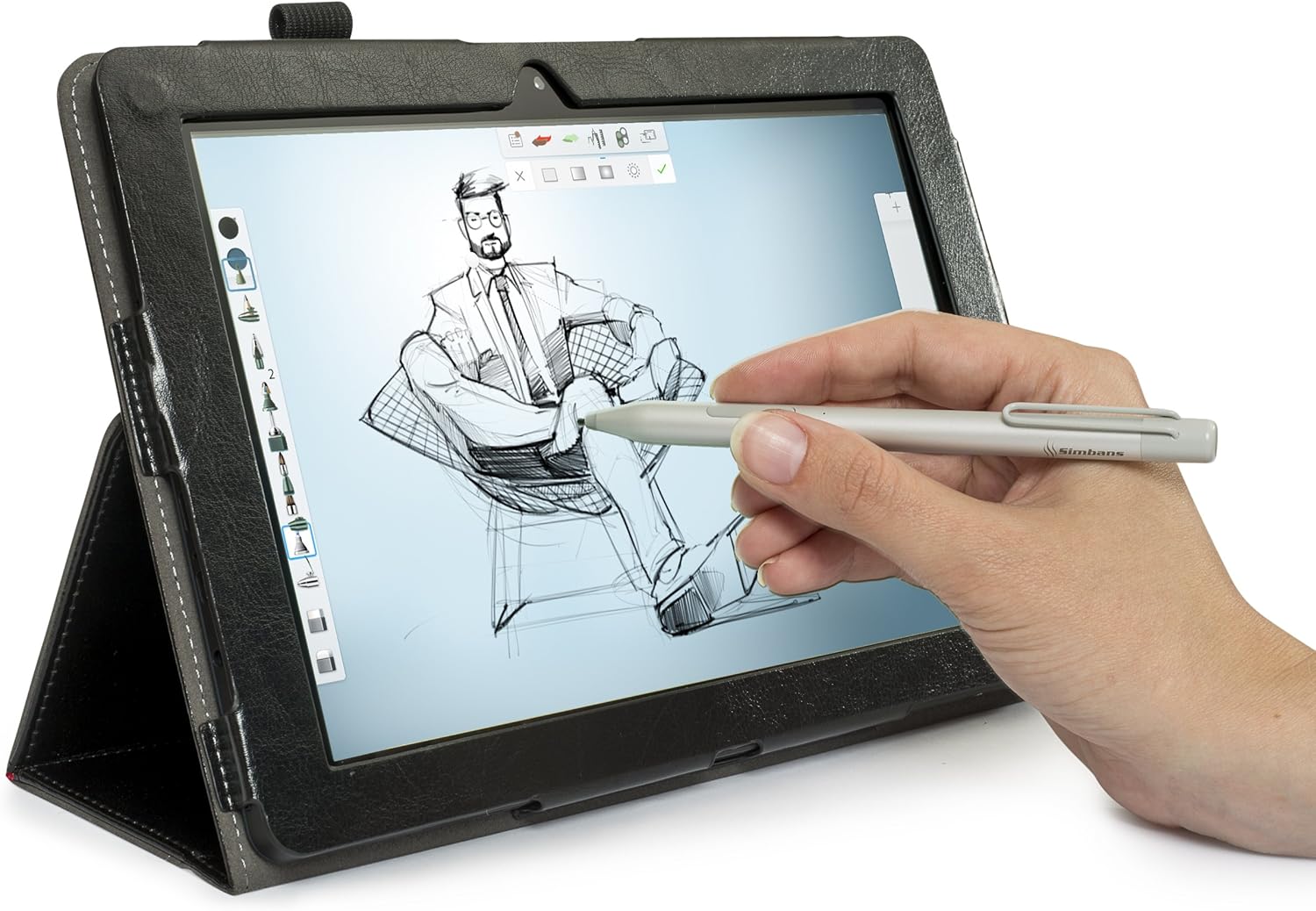 [4 Bonus Items] Simbans PicassoTab 10 Inch Drawing Tablet and Stylus Pen, 2GB, 32GB, Android 9 Pie, Best Gift for Beginner Graphic Artist Boy, Girl, HDMI, USB, GPS, Bluetooth, WiFi - P92: Computers & Accessories