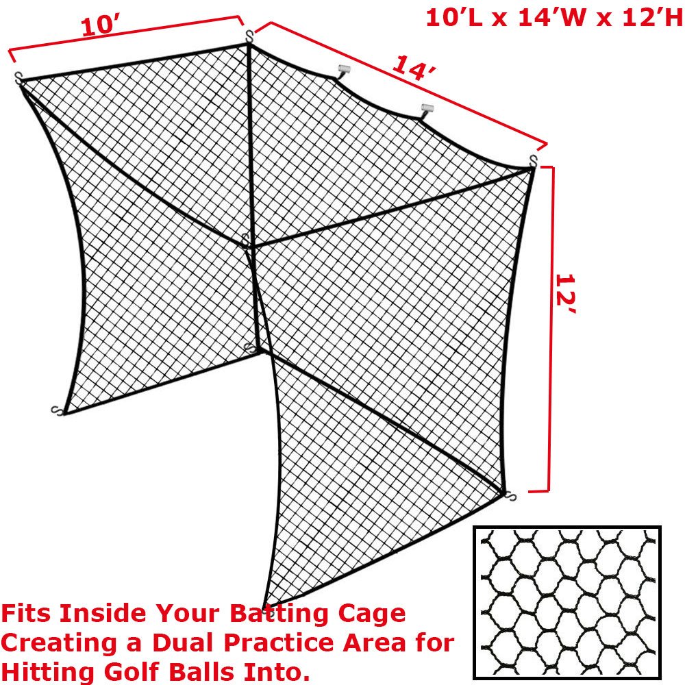 Amazoncom Select 10x14x12 Golf Practice Net Insert For A